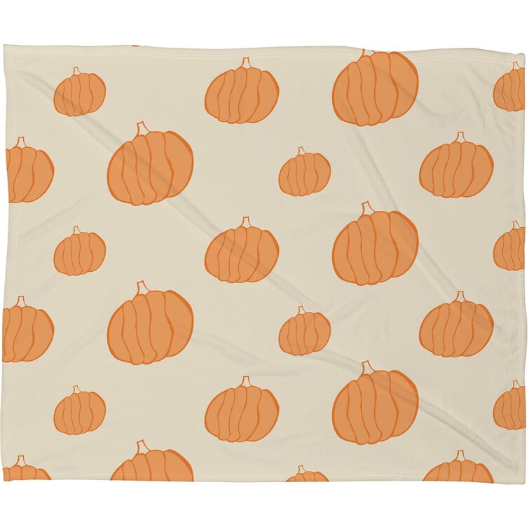 Pumpkin discount throw blanket